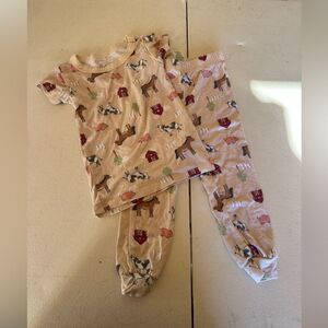 Milk barn Kids Animal Print Pajamas